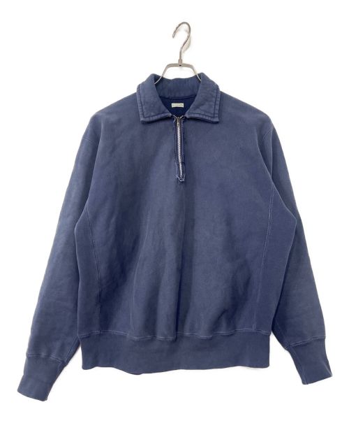 A.PRESSE（アプレッセ）A.PRESSE (アプレッセ) Vintage Half Zip Sweatshirt ネイビー サイズ:2の古着・服飾アイテム