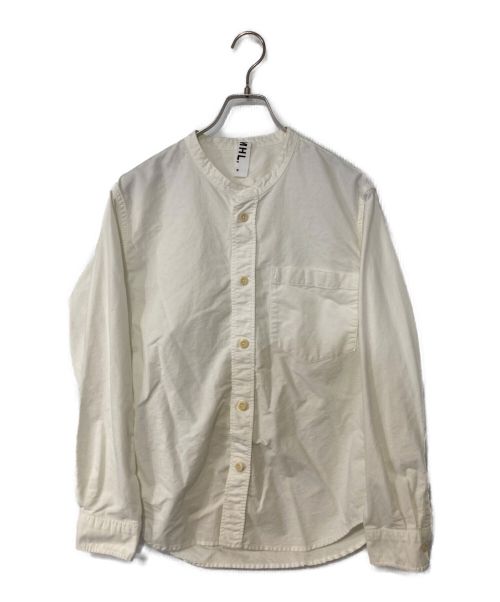 MHL（エムエイチエル）MHL (エムエイチエル) ノーカラーシャツ ホワイト サイズ:Mの古着・服飾アイテム