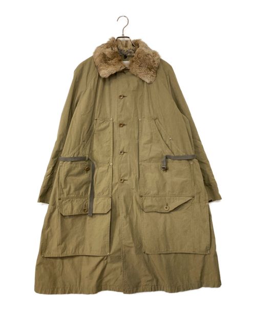 KOLOR（カラー）KOLOR (カラー) ナイロンウェザーラビットファーコート オリーブ サイズ:2の古着・服飾アイテム