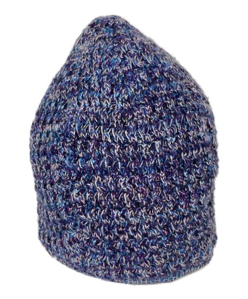 PRADA（プラダ）PRADA (プラダ) カシミアニット帽 ブルー サイズ:Ｍの古着・服飾アイテム