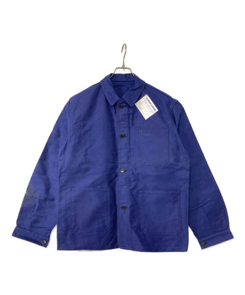 FRENCH WORK（フレンチワーク）FRENCH WORK (フレンチワーク) モールスキンジャケット ブルー サイズ:44の古着・服飾アイテム