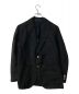 CARUSO（カルーゾ）の古着「リネンテーラードジャケット」｜ブラック