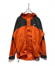 NIKE ACG (ナイキエーシージー) マウンテンパーカー オレンジ×グレー サイズ:XL