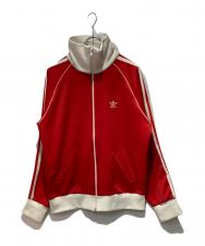 adidas (アディダス) トラックジャケット レッド サイズ:表記無し