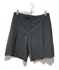 VALENTINO (ヴァレンティノ) プリーツワイドショーツ グレー サイズ:48