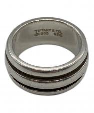 Tiffany & Co. (ティファニー アンド コー) グルーブドダブルラインリング サイズ:14号