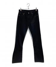 LEVI'S (リーバイス) 後染めブラックデニムパンツ ブラック サイズ:W30