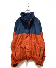THE NORTH FACE (ザ ノース フェイス) マウンテンパーカー オレンジ×ネイビー サイズ:L