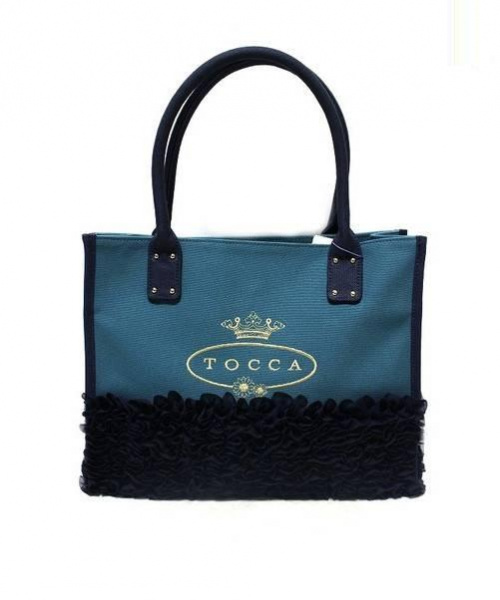 中古 古着通販 Tocca トッカ キャンバストートバッグ グリーン ネイビー ブランド 古着通販 トレファク公式 Trefac Fashion 中古 古着通販 Tocca トッカ キャンバストートバッグ グリーン ネイビー ブランド 古着通販 トレファク公式 Trefac Fashion