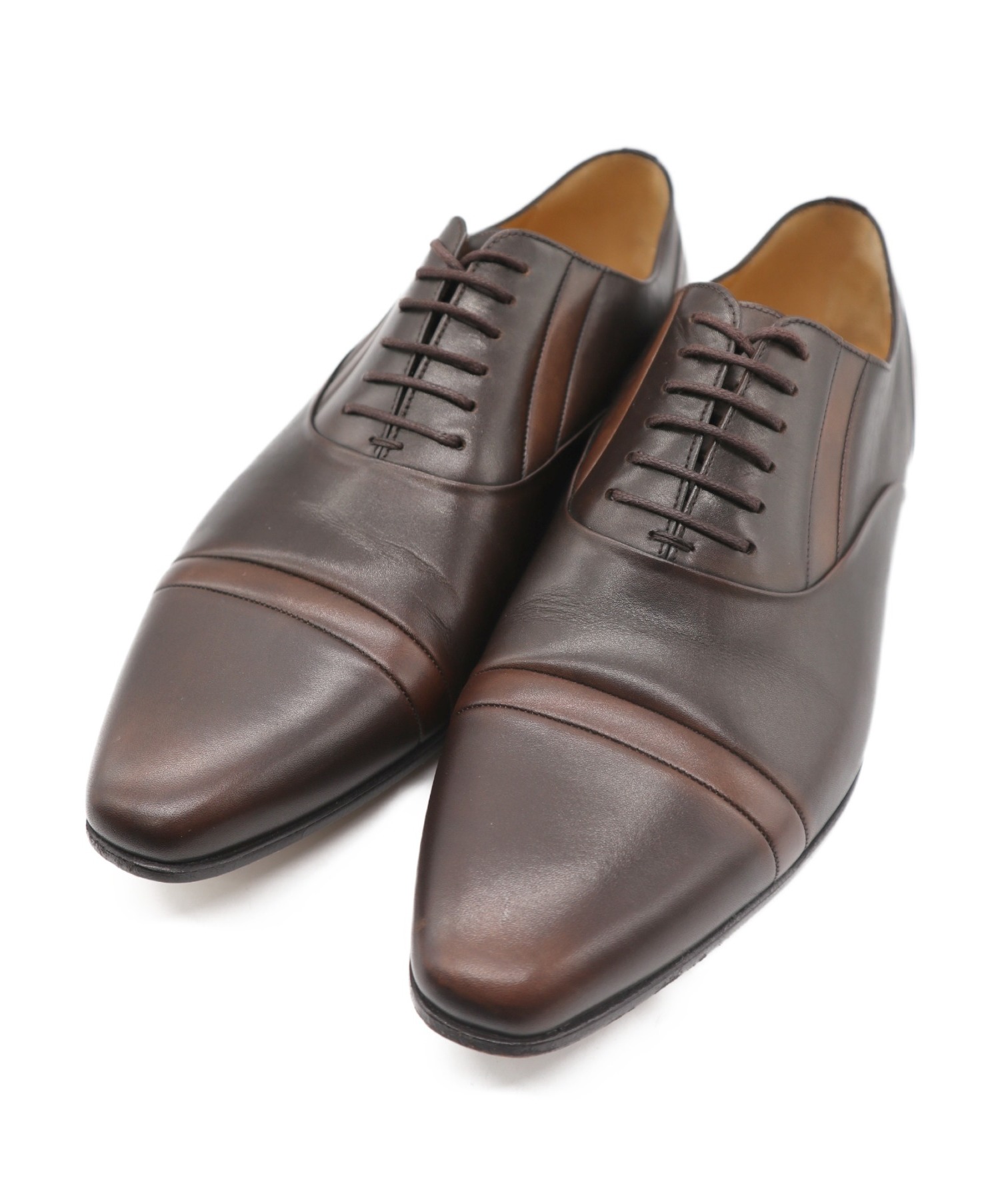 中古 古着通販 Gucci グッチ ストレートチップシューズ ブラウン サイズ 39 1 2 ブランド 古着通販 トレファク公式 Trefac Fashion