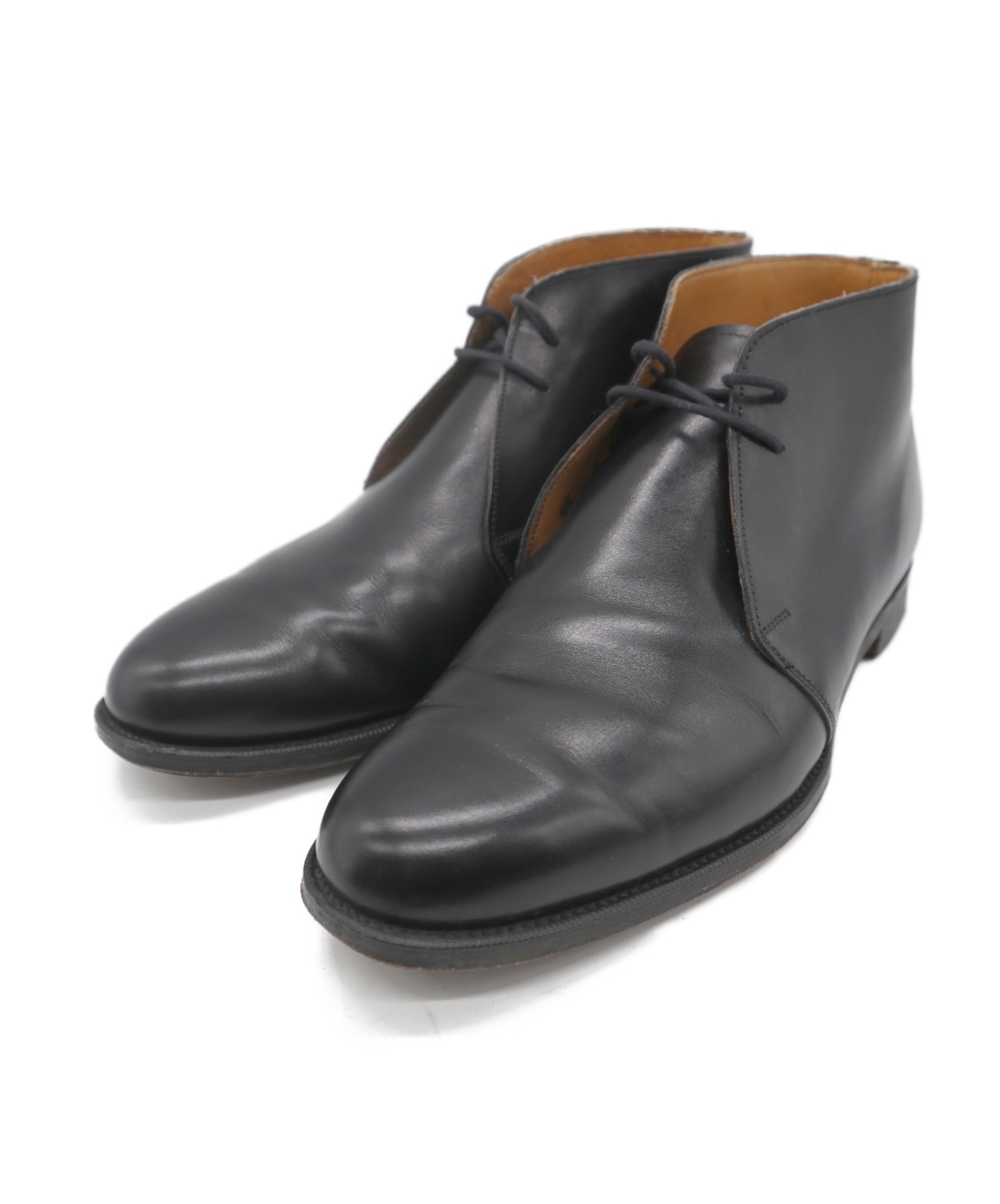 【中古・古着通販】Lloyd Footwear (ロイドフットウェア) チャッカーブーツ ブラック サイズ:7 1/2｜ブランド・古着通販