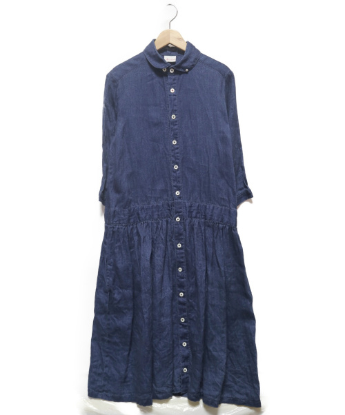 中古 古着通販 Sa Rah サラ リネンシャツワンピース インディゴ サイズ ブランド 古着通販 トレファク公式 Trefac Fashion