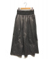 COEL (コエル) ウエスト刺繍スカート ブラウン×ホワイト サイズ:38：6800円