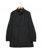 EPOCA UOMO（エポカ ウォモ）の古着「スタンドカラーハーフコート」｜ブラック