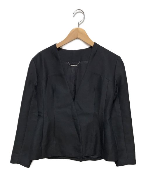CELFORD（セルフォード）CELFORD (セルフォード) シルクウールジャケット ブラック サイズ:SIZE 36 下記参照の古着・服飾アイテム