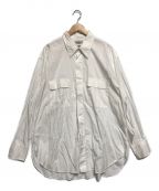 Marvine Pontiak Shirt Makers（マーヴィンポンティアックシャツメイカーズ）の古着「フライフロント3Bシャツ」｜ホワイト