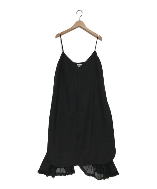 TOGA（トーガ）TOGA (トーガ) レースドッキングキャミソールワンピース ブラック サイズ:Mの古着・服飾アイテム