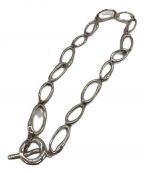 MODERN WEAVING（モダン ウィーヴィング）の古着「Hand Formed Mini Oval Chain Necklace」｜シルバー