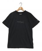 New Era×YOHJI YAMAMOTO（ニューエラ×ヨウジヤマモト）の古着「コラボ刺繍Tシャツ」｜ブラック