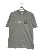PALACE×Calvin Kleinパレス×カルバンクライン）の古着「プリントTシャツ」｜グレー