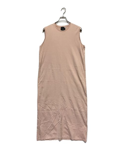 ATON（エイトン）ATON (エイトン) SUVIN 60/2 | SLEEVELESS DRESS ピンク サイズ:02の古着・服飾アイテム