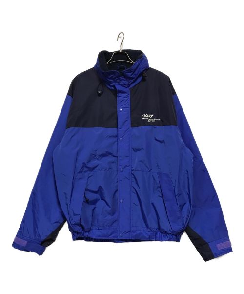 【古着】tn mountain（-）【古着】tn mountain (-) ナイロンジャケット ブルー サイズ:XLの古着・服飾アイテム