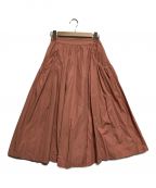 trefle+1トレフルプラスワン）の古着「立体ギャザースカート」｜ピンク