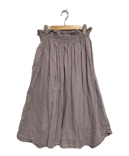 nest Robe（ネストローブ）nest Robe (ネストローブ) ペーパーギャザースカート ラベンダー サイズ:FREE(下記参照)の古着・服飾アイテム