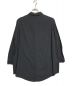 FIRMUM (フィルマム) ラフコットンシーチング スモールカラーワイドシャツ グレー サイズ:XS：3980円