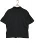 PRADA (プラダ) ナイロンディテール ピケ ポロシャツ ブラック サイズ:L(下記参照)：39800円