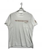 Engineered Garments）の古着「Print Cross Crew Neck T-Shirt」｜ホワイト