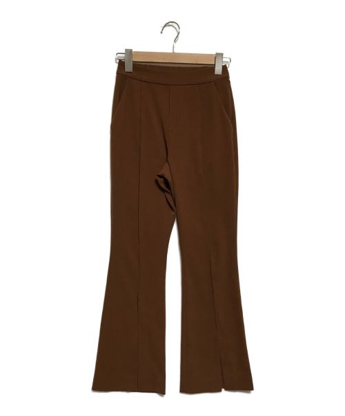 COEL（コエル）COEL (コエル) フロントスリットパンツ ブラウン サイズ:SIZE36の古着・服飾アイテム