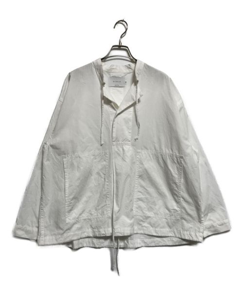 ANITYA（アニティア）ANITYA (アニティア) ミリタリースモックシャツジャケット ホワイト サイズ:Mの古着・服飾アイテム