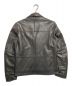 WIFFILE (ウィッフル) レザーライダースジャケット ブラック サイズ:M：6000円