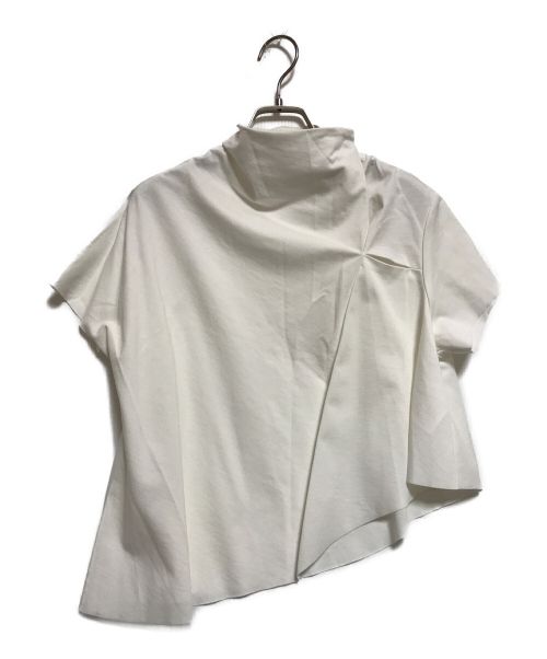 LEINWANDE（ラインヴァンド）LEINWANDE (ラインヴァンド) 変形ブラウス ホワイト サイズ:FREEの古着・服飾アイテム