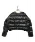 08sircus (ゼロエイトサーカス) サテンクロップドダウンジャケット ブラック サイズ:１：8800円