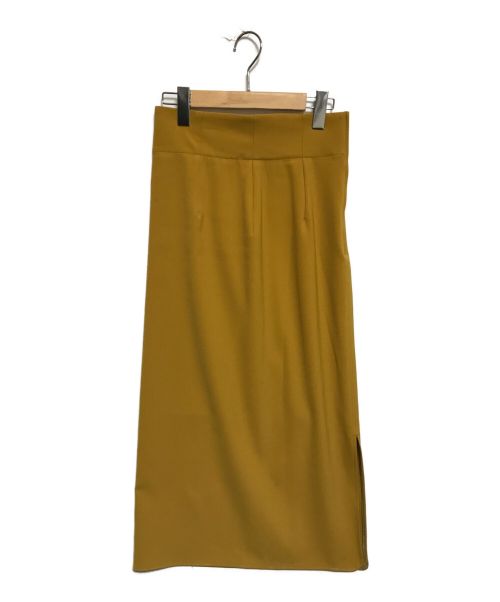 Noble（ノーブル）Noble (ノーブル) ジャージーライクカラータイトスカート イエロー サイズ:36の古着・服飾アイテム