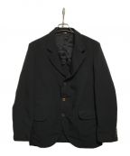 COMME des GARCONS HOMME DEUX）の古着「染色加工エステル4Bジャケット」｜ブラック