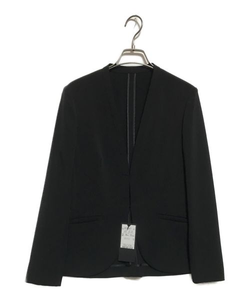 icB（アイシービー）icB (アイシービー) Fied ノーカラージャケット ブラック サイズ:SIZE2の古着・服飾アイテム