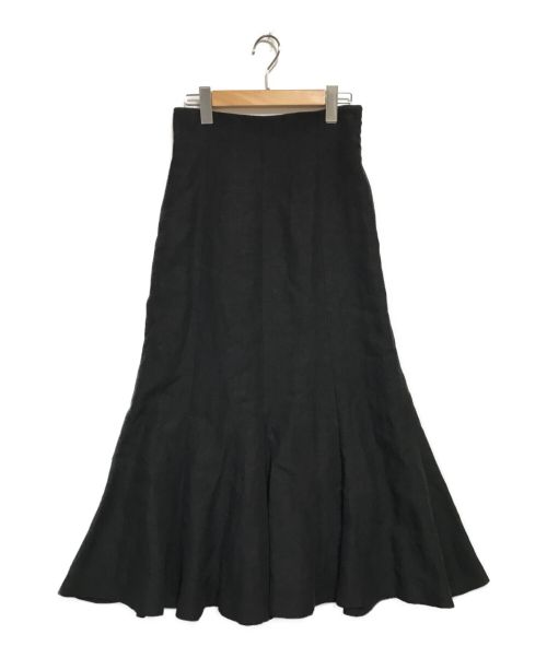uncrave（アンクレイヴ）uncrave (アンクレイヴ) ナチュラルリネンマーメイドスカート ブラック サイズ:1（下記参照）の古着・服飾アイテム