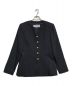 Yves Saint Laurent (イヴサンローラン) スカートスーツ ネイビー サイズ:M：9800円