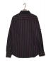 Vivienne Westwood (ヴィヴィアンウエストウッド) ストライプシャツ ブラック×レッド サイズ:SIZE48：8800円