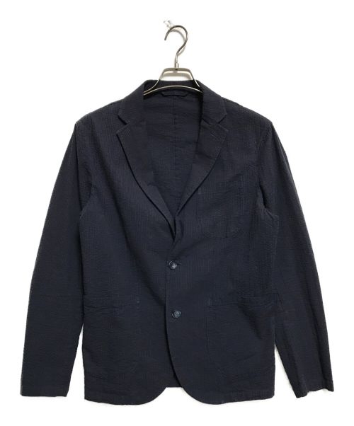 giannetto（ジャンネット）giannetto (ジャンネット) シアサッカージャケット ネイビー サイズ:SIZE48の古着・服飾アイテム