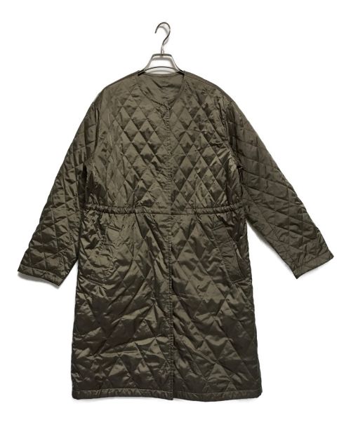 自由区（ジユウク）自由区 (ジユウク) 洗えるブライトキルトリバーシブルコート ベージュ サイズ:SIZE40の古着・服飾アイテム