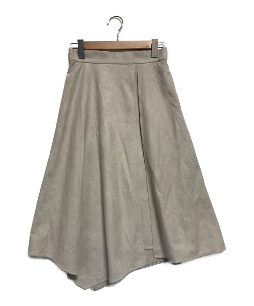 ANAYI（アナイ）ANAYI (アナイ) フェイクスエードスカート ベージュ サイズ:Mの古着・服飾アイテム
