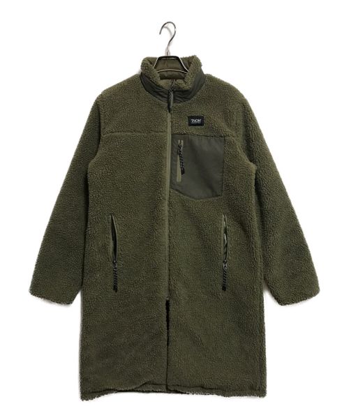 TAION（タイオン）TAION (タイオン) リバーシブルダウンフリースコート グリーン サイズ:Lの古着・服飾アイテム