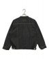 Malle (マル) ノーカラーデニムジャケット ブラック サイズ:FREE：4800円