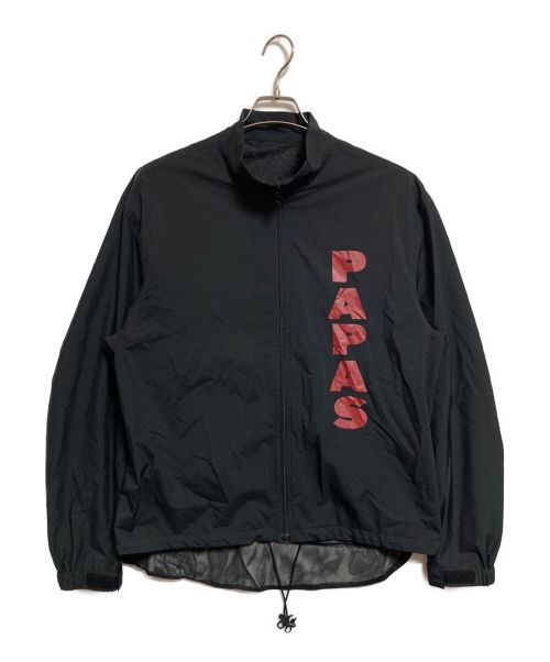 PAPAS（パパス）PAPAS (パパス) ジップブルゾン ブラック サイズ:48の古着・服飾アイテム