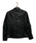 Lui's (ルイス) シングルライダースジャケット ブラック サイズ:S：7000円