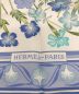HERMES (エルメス) カレ90 ブルー×ホワイト：17800円